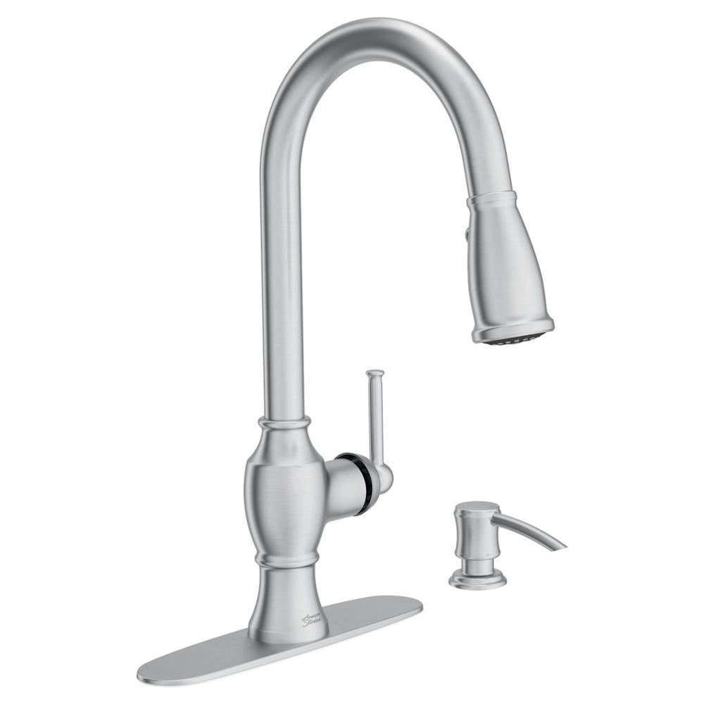 Marchand Single Handle Pull-Down Sprayer Kitchen Faucet in Legacy Bronze - Super Arbor