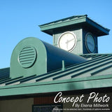 18 in. x 18 in. Octagon Primed Polyurethane Paintable Gable Louver Vent - Super Arbor