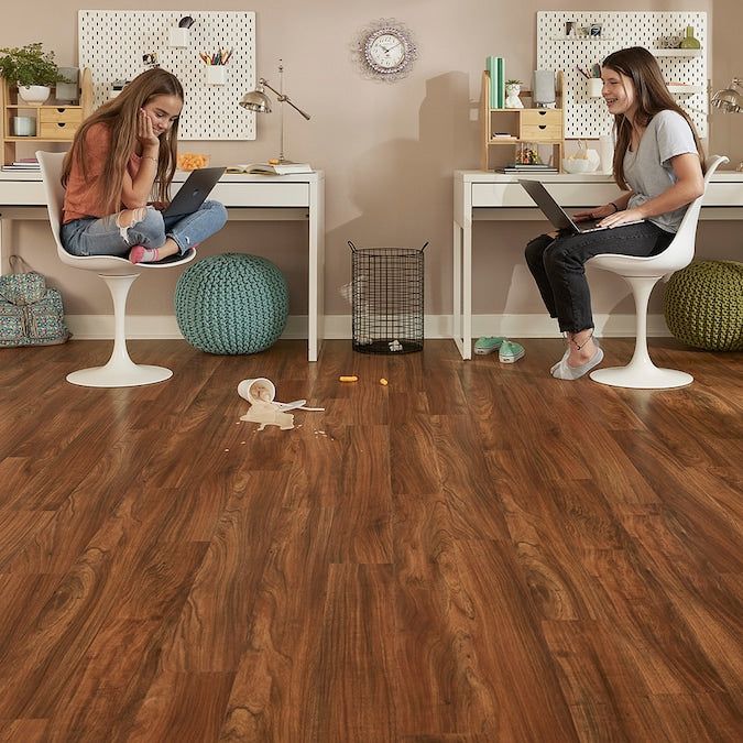 STAINMASTER PetProtect Bellville Acacia 12-mm T x 5-1/4-in W x 47-1/4-in L Waterproof Wood Plank Laminate Flooring (15.46-sq ft / Carton)