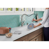 Setra Single-Handle Touchless Pull-Down Sprayer Kitchen Faucet in Vibrant Stainless - Super Arbor