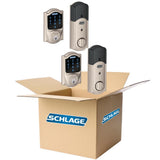 Camelot Satin Nickel Connect Smart Door Lock with Alarm (2-Pack) - Super Arbor