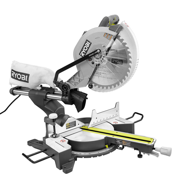 RYOBI 12 in. Sliding Miter Saw with LED (TSS121)