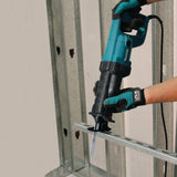 11 Amp Corded Variable Speed Reciprocating Saw With Wood Cutting Blade, Metal Cutting Blade and Hard Case, no lock-on - Super Arbor