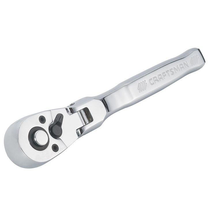 CRAFTSMAN 72-Teeth 3/8-in Drive Quick-Release Flexible Head Ratchet