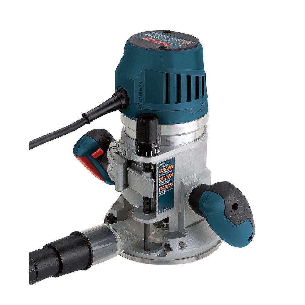 15 Amp 3-1/2 in. 2.3 HP Corded Electric Variable Speed Fixed Base Router Kit with Trigger Control - Super Arbor