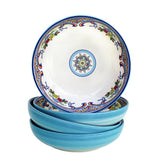 Zanzibar 4-Piece Earthenware Pasta Bowl Set