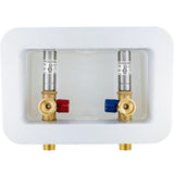 1/2 in. x 3/4 in. MHT Brass Washing Machine Outlet Box with Water Hammer with 1/2 Sweat Connection