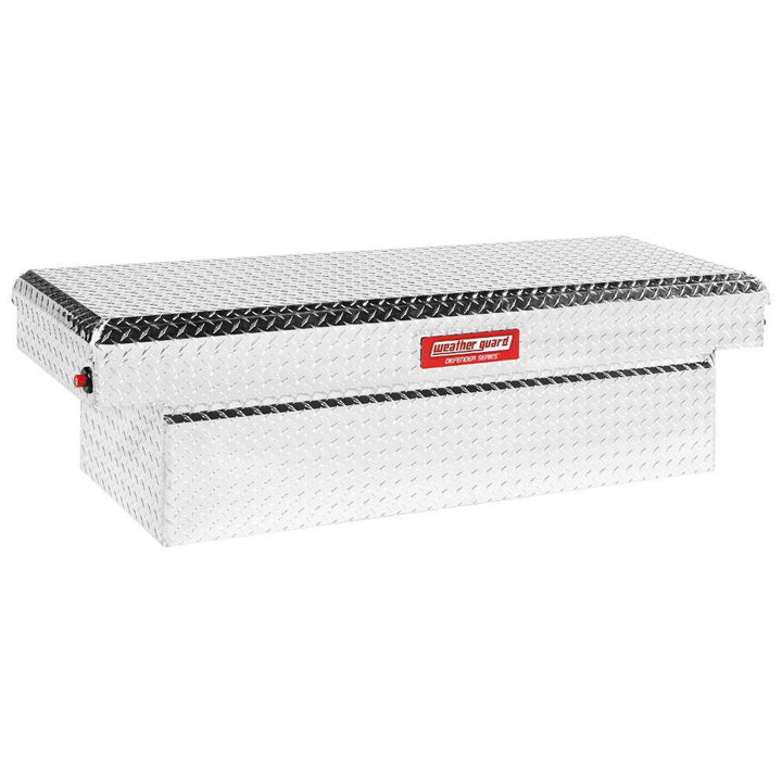 Weather Guard 61.88 Matte Black Aluminum Low Profile Crossbed Truck Tool Box - Super Arbor