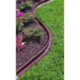 EcoBorder 4 ft. Brown Rubber Landscape Edging (Single) - Super Arbor