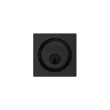 Collins Matte Black Single Cylinder Deadbolt - Super Arbor