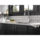 Delta Mateo Touch2O Chrome 1-Handle Deck-Mount Pull-Down Touch Kitchen Faucet
