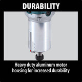 6.5 Amp 1-1/4 HP Corded Fixed Base Variable Speed Compact Router with Quick-Release - Super Arbor