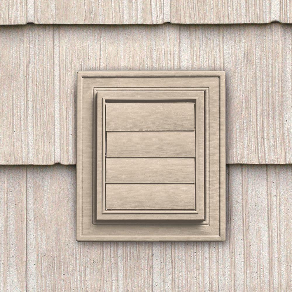 Square Exhaust Siding Vent #001-White - Super Arbor