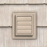 Square Exhaust Siding Vent #001-White - Super Arbor