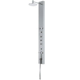 Dilana 66.875 in. 6-Jet High Pressure Shower Panel System with Adjustable Handheld Dual Shower in Stainless Steel