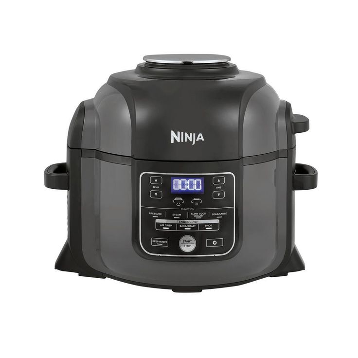 Foodi 6.5 Qt. Black Stainless Electric Pressure Cooker with Tender Crisp Technology