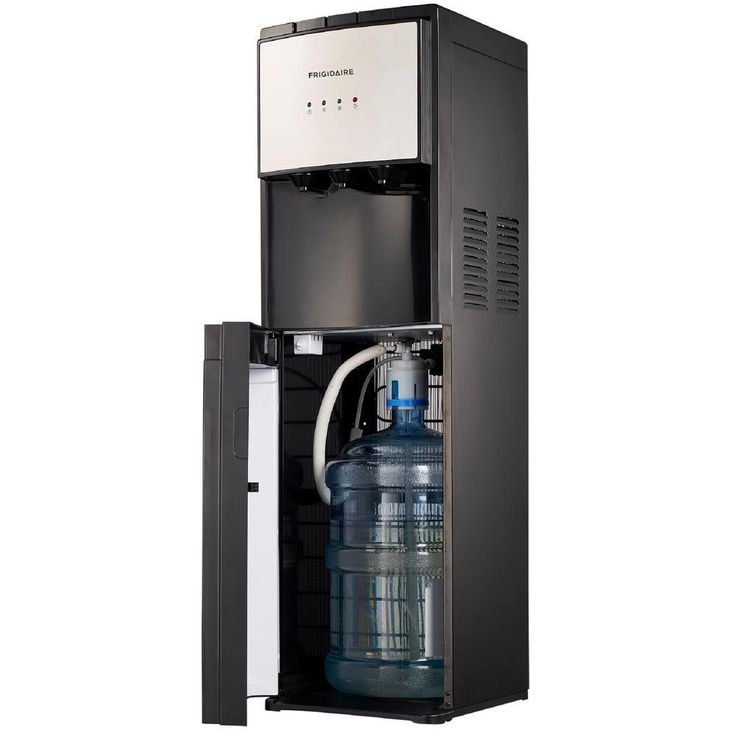 5 Gallon Bottom Loading Hot and Cold Water Dispenser in Stainless Steel