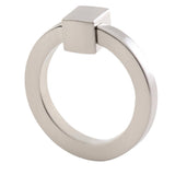 Camarilla 2-1/16 in. Satin-Nickel Furniture Ring Pull - Super Arbor