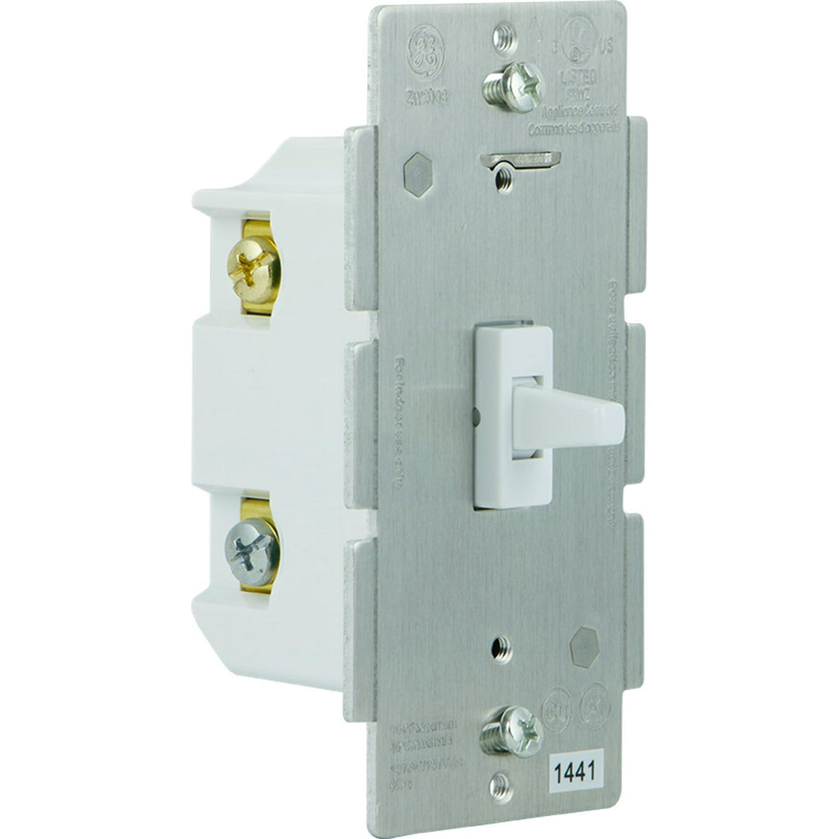 GE Z-Wave/ZigBee/Bluetooth Add-On 3-Way Toggle Light Switch, White, 12728