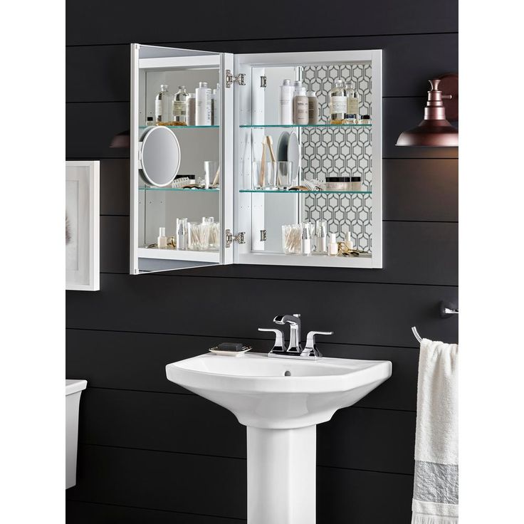 Verdera 20 in. x 26 in. Recessed or Surface Mount Medicine Cabinet