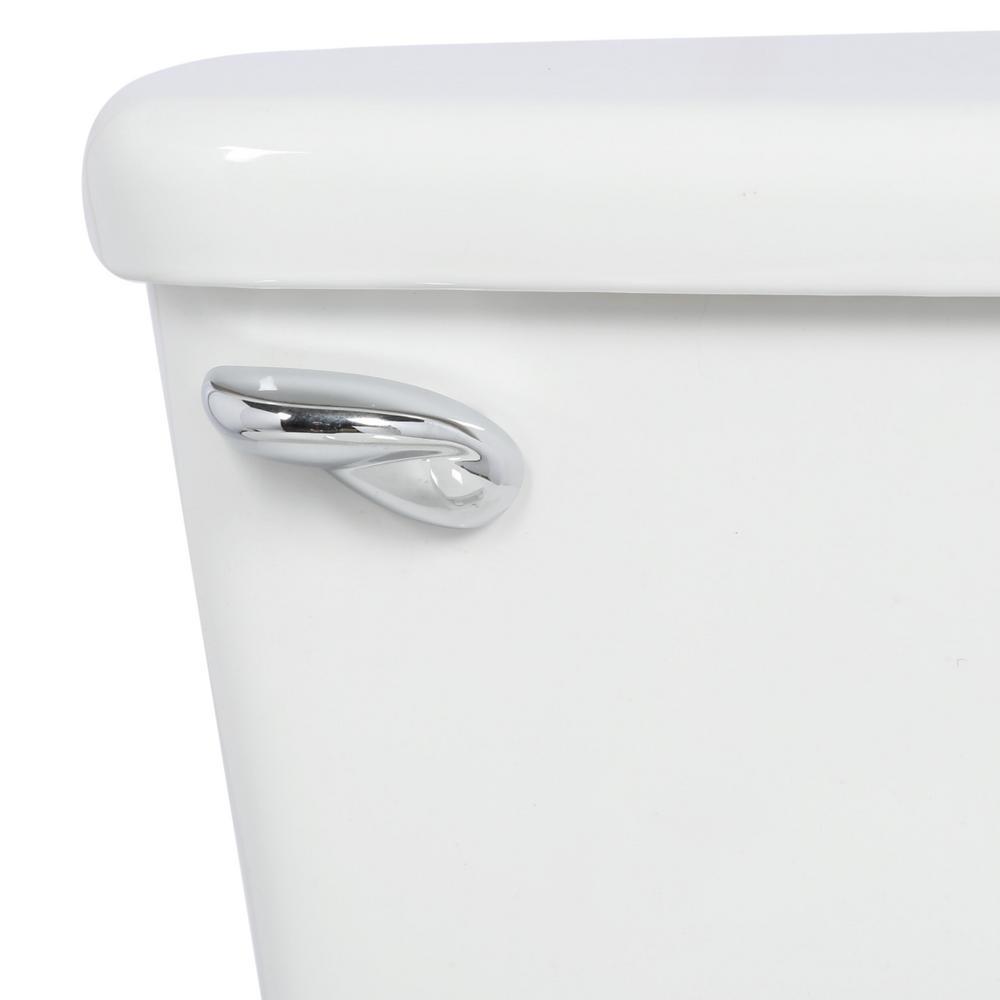 2-pc. 1.28 GPF Single Flush Elongated Toilet with Patented Overflow Protection Technology in White with Seat - Super Arbor