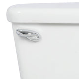 2-pc. 1.28 GPF Single Flush Elongated Toilet with Patented Overflow Protection Technology in White with Seat - Super Arbor