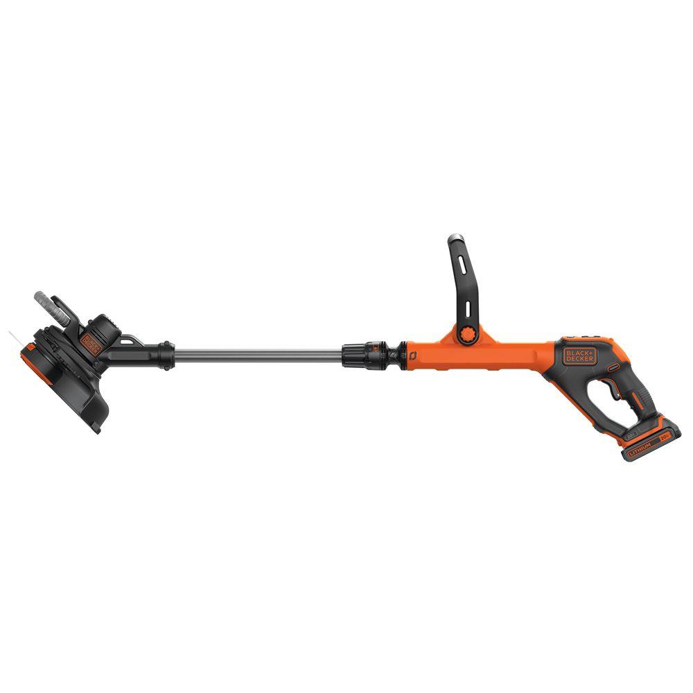 BLACK+DECKER 12 in. 20V MAX Lithium-Ion Cordless 2-in-1 String Grass Trimmer/Lawn Edger with (1) 2.5Ah Battery and Charger Included - Super Arbor