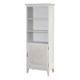 Chennai 25 in. W Linen Cabinet in White Wash - Super Arbor
