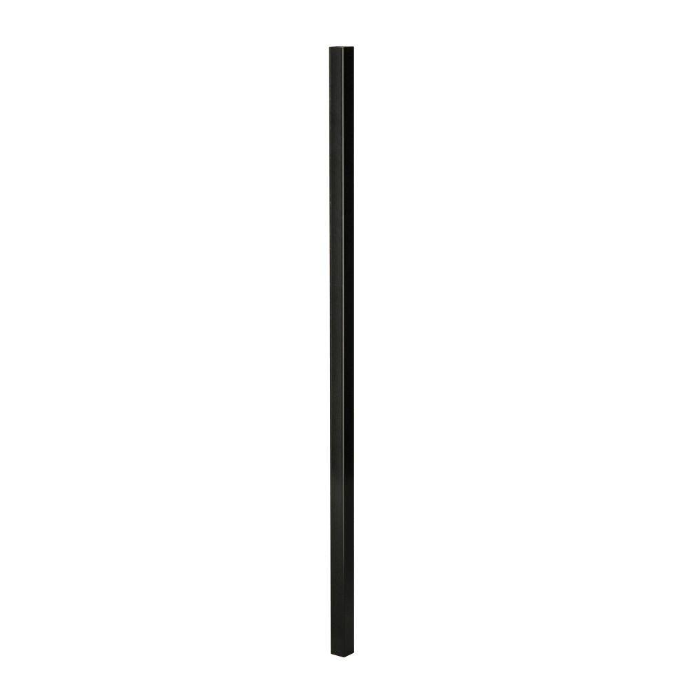 32 in. x 0.75 in. Aluminum Black Square Baluster (15-Pack) - Super Arbor