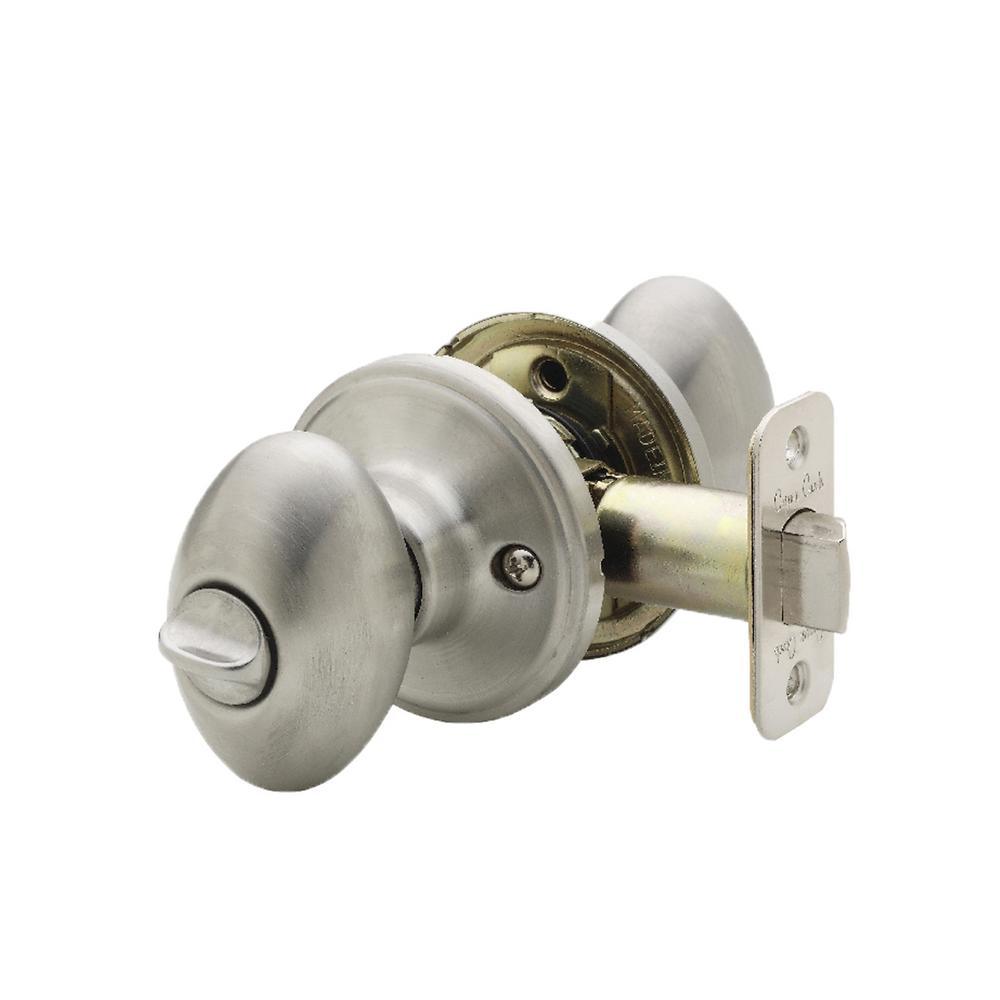 Egg Black Privacy Bed/Bath Door Knob - Super Arbor