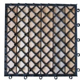 6 Slat Eucalyptus Interlocking Deck Tile