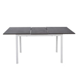 Bari Dark 29.5 in. Wood Extendable Folding Dining Table - Super Arbor