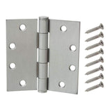 4 in. Satin Chrome Commercial Grade Door Hinge
