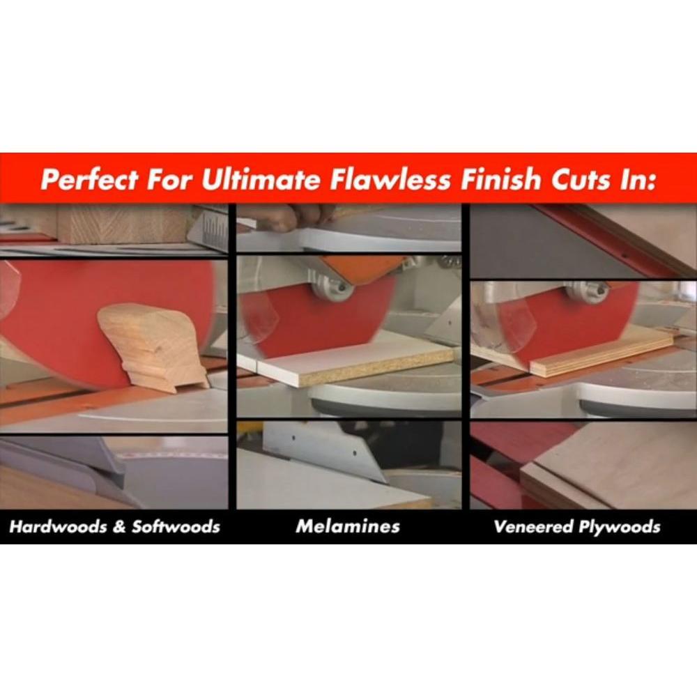 12 in. x 100-Teeth Ultimate Polished Finish Saw Blade - Super Arbor