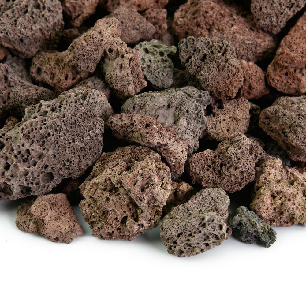 Fire Pit Essentials 10 lbs. Black Lava Rock 3/4 in. - Super Arbor