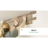 Old Mill Brick Castle Gate Thin Brick Singles - Flats (Box of 50) - 7.625 in. x 2.25 in. (7.3 sq. ft.)