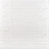 Ice Interlocking 12 in. x 12 in. x 8 mm Glass Mesh-Mounted Mosaic Tile (10 sq. ft./case)