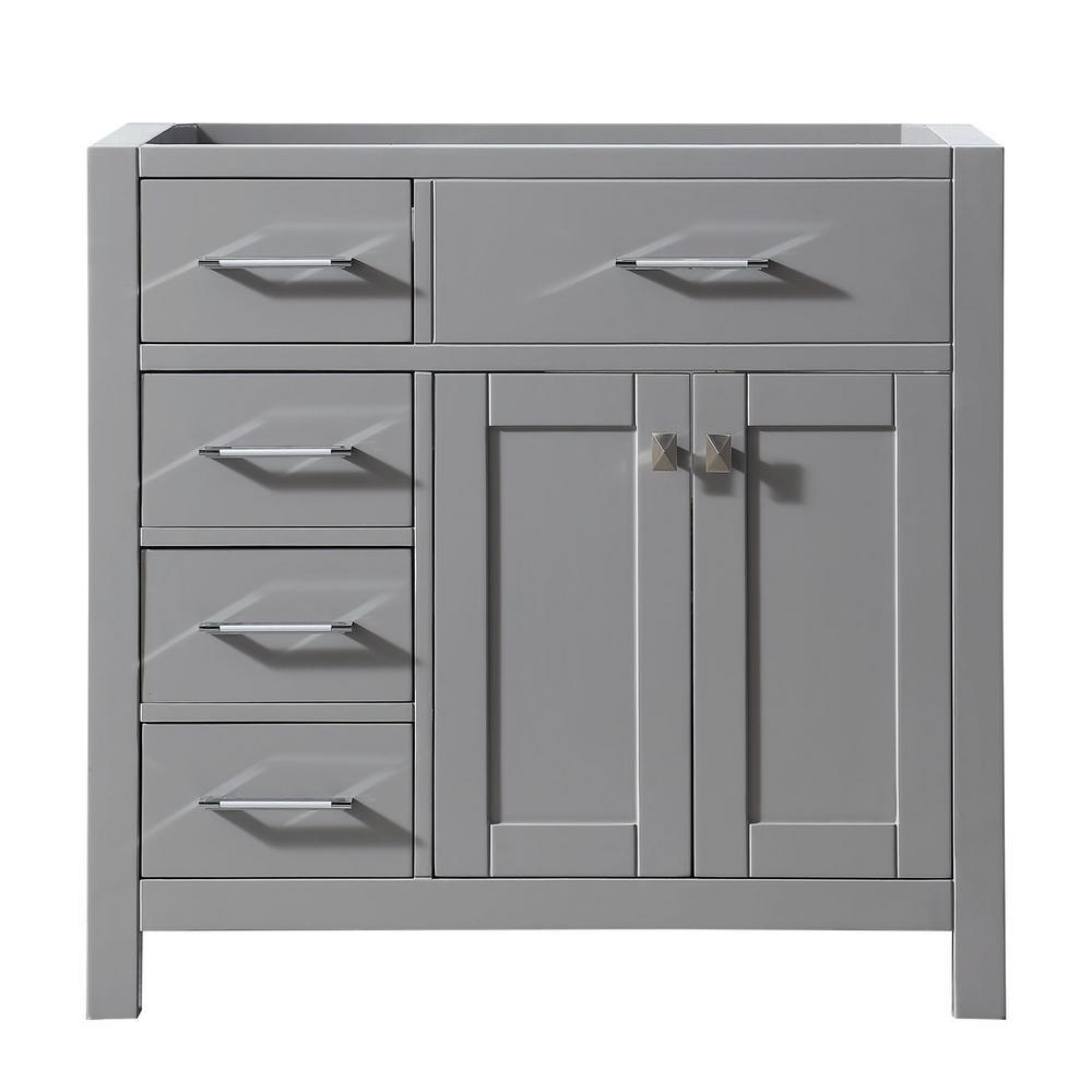 Caroline Parkway 72 in. W Bath Vanity Cabinet Only in Espresso - Super Arbor