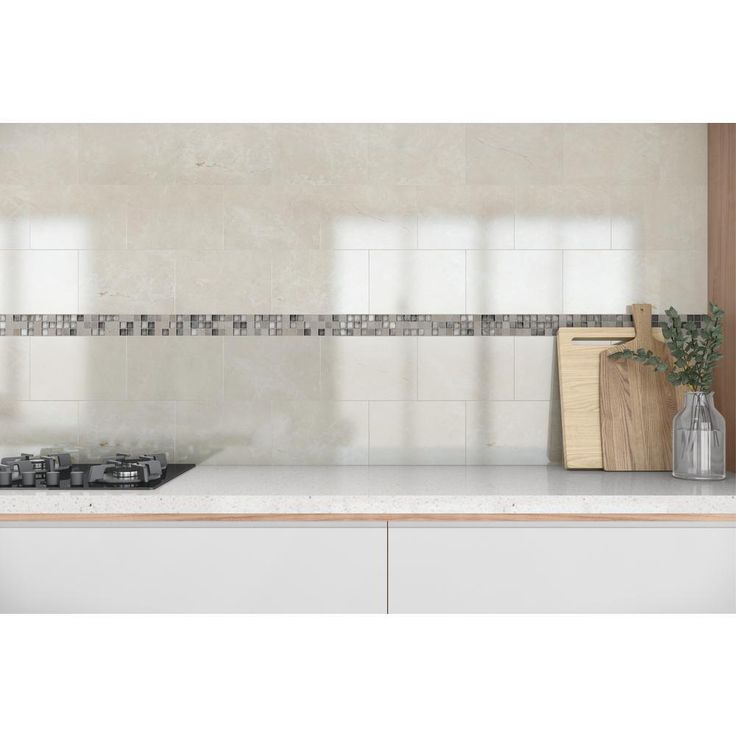 ELIANE Delray Beige 8 in. x 12 in. Ceramic Wall Tile (16.15 sq. ft. / case)