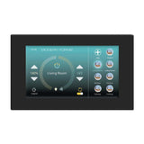 Wi-Fi Touch Panel Ceiling Fan Wall Control with Mounting Bracket in Black
