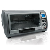 1400-Watt 6-Slice Silver Toaster Oven