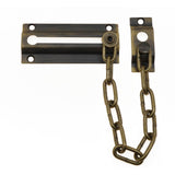 Solid Brass Chain Door Guard in Satin Nickel - Super Arbor