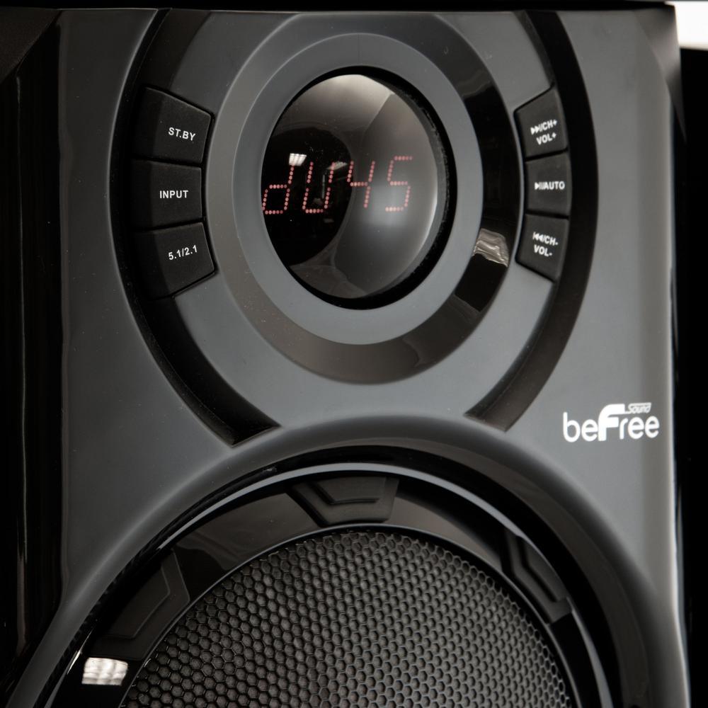 5.1-Channel Surround Sound Bluetooth Speaker System in Black - Super Arbor