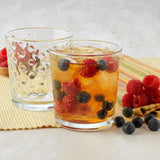 Awa 16-Piece Clear Glass Drinkware Set