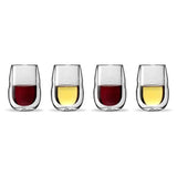 Moderna Artisan Series Double Wall Insulated Wine and Beverage Glasses (Set of 4)