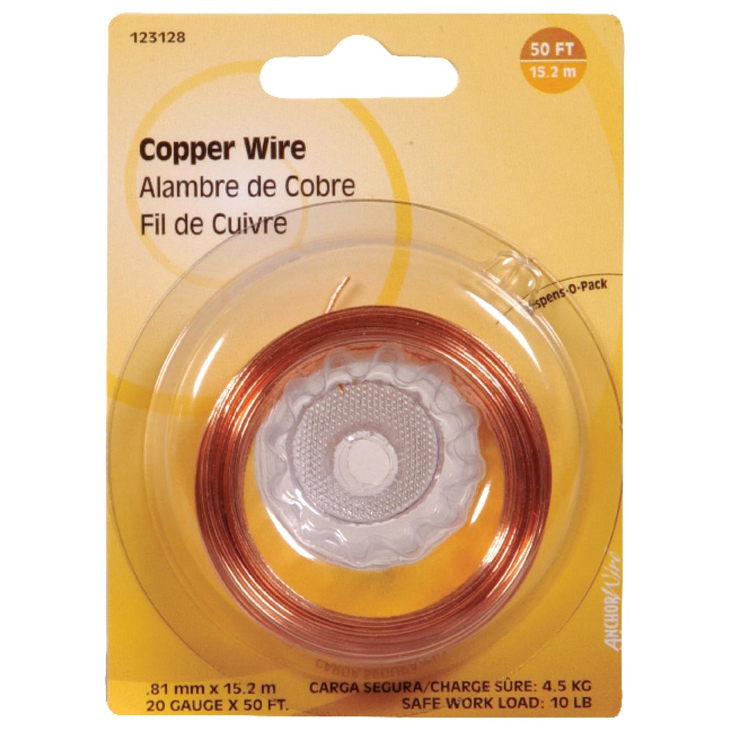 Hillman 50 ft. Copper 20-Gauge Wire