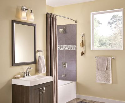 Hensley Single-Handle 1-Spray Tub and Shower Faucet in Spot Resist Brushed Nickel (Valve Included)