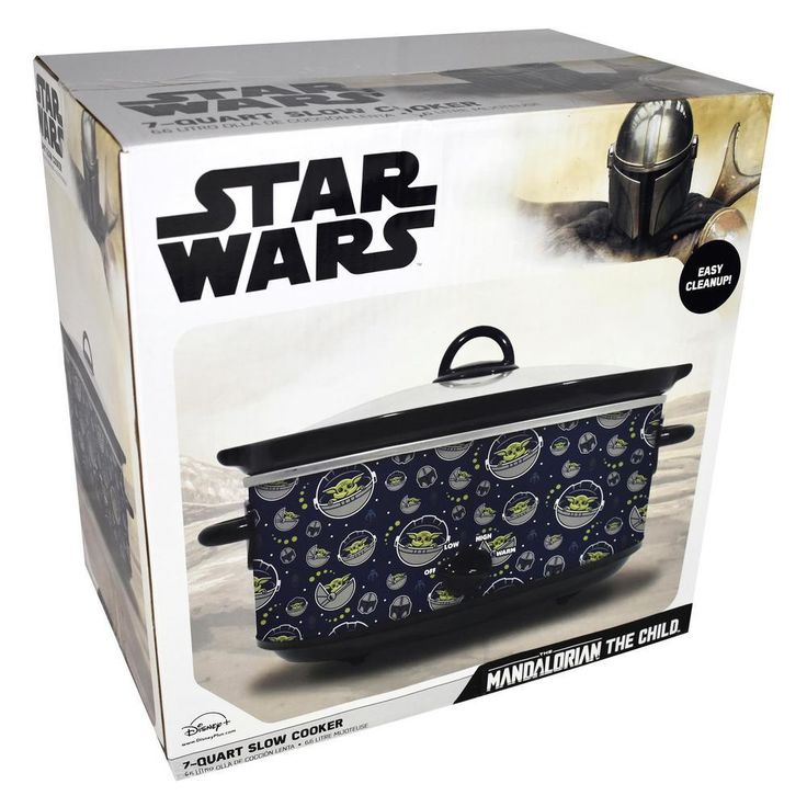 Star Wars The Mandalorian 7 Qt Navy Blue Slow Cooker