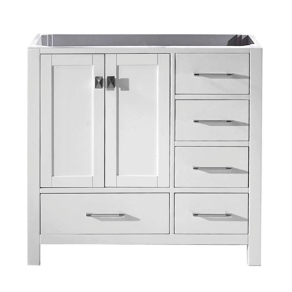 Caroline Avenue 72 in. W Bath Vanity Cabinet Only in White - Super Arbor