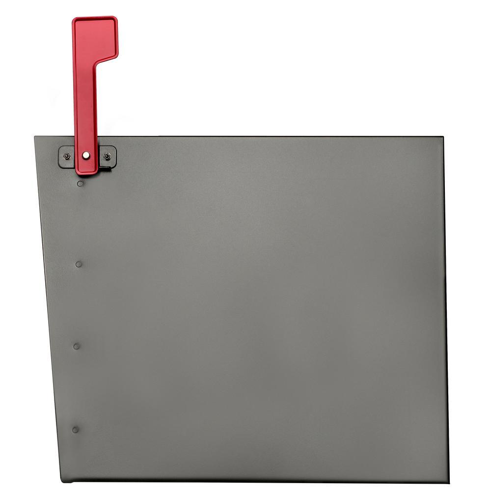 Oasis Classic Locking Post Mount Parcel Mailbox with High Security Reinforced Lock - Super Arbor